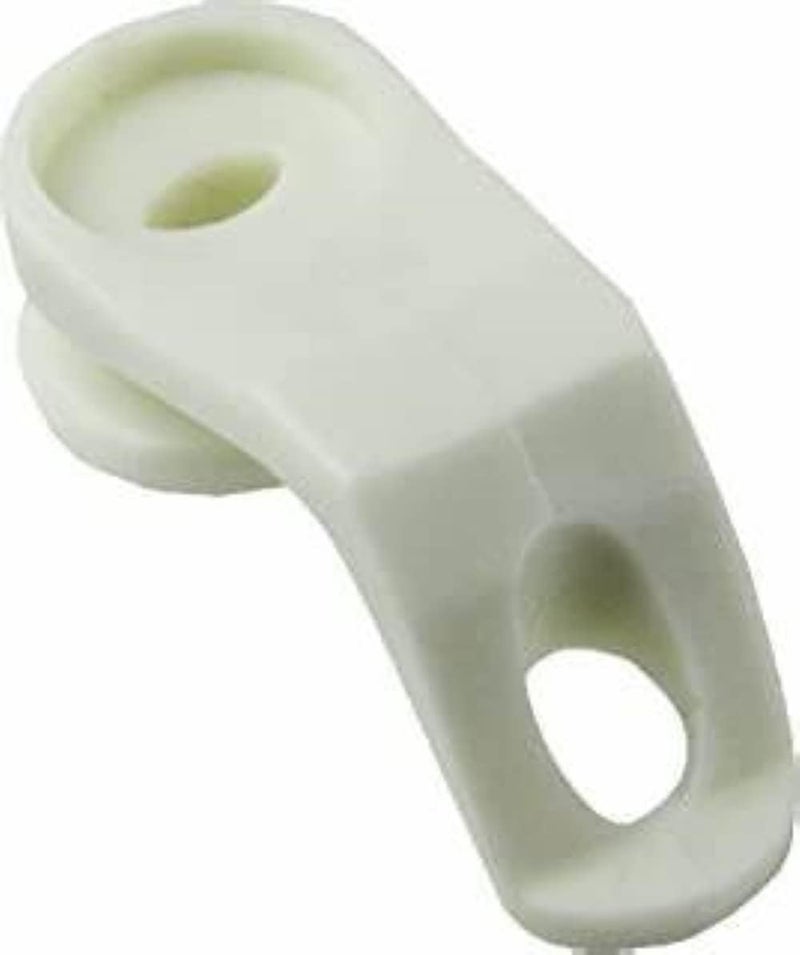 Graber Spring Window Fashions Traverse Rod Slides - Pack of 10, White Plastic - Image 1